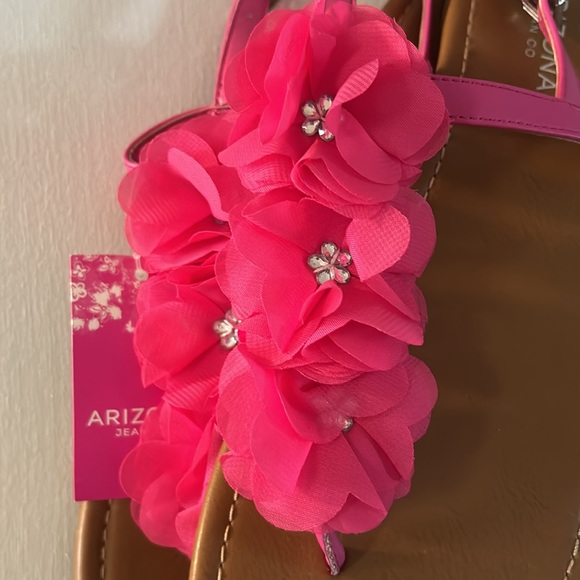 NWT 🌺WOMEN'S ARIZONA ADELE ADJUSTABLE STRAP FLAT SANDALS SZ 10 - Picture 2 of 11